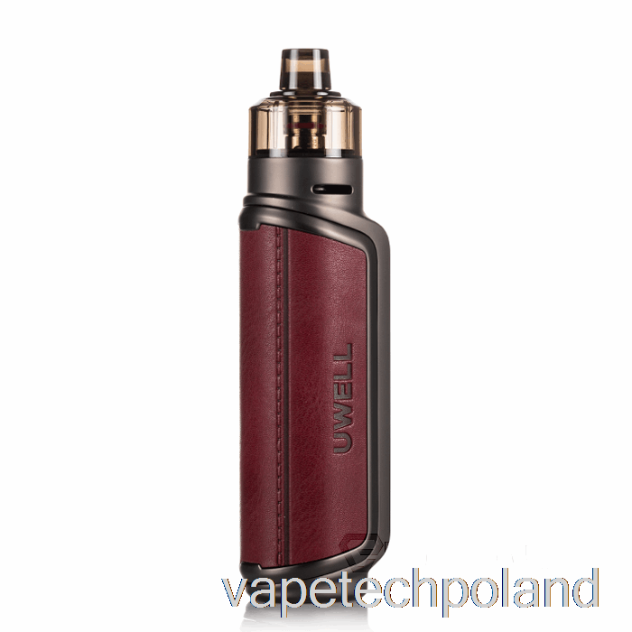 Vape Pen Uwell Aeglos P1 80w Pod Mod Kit Wine Red